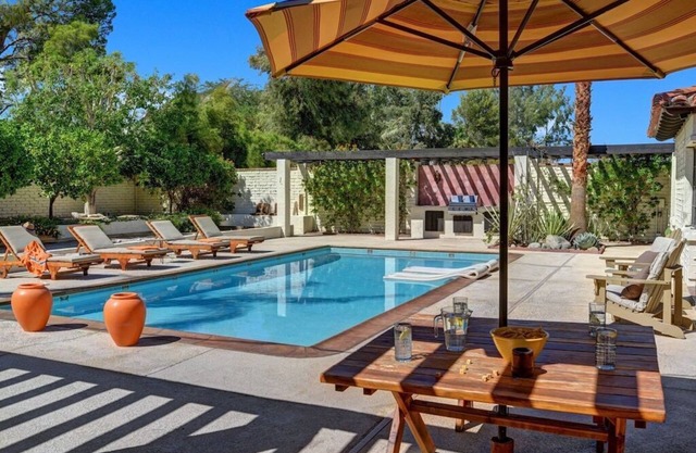 Private Spanish Retreat Home - Saltwater Pool, Mountain Views, Bocce Ball, BBQ