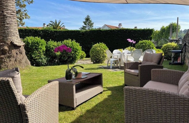 Private villa with garden & BBQ near beaches.