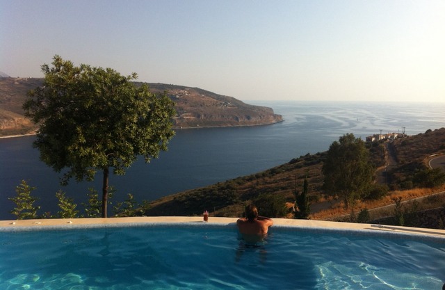Private villa with swimming pool and panoramic views in Itilo, Mani