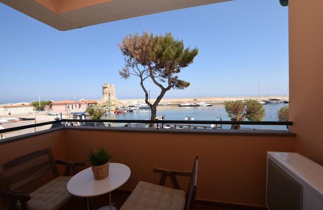 Promenade, overlooking the Marciana Marina promenade