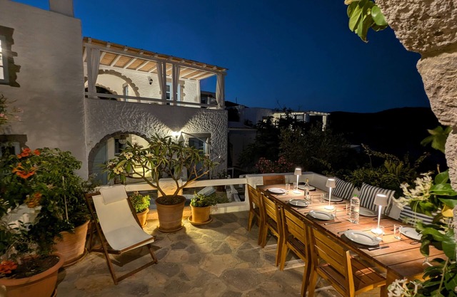Property with 2 charming Patmos style family homes