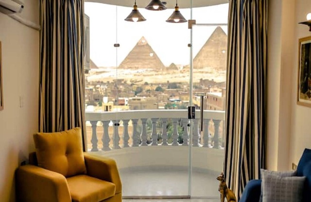 Pyramids Bay Apartment the best place to view the Giza Pyramids