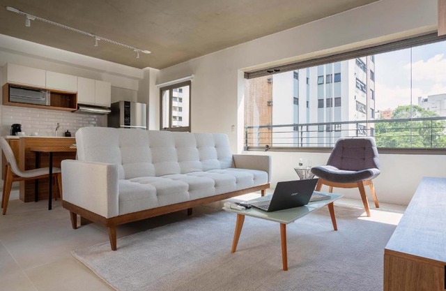 Quarto Sala 48m2 Parque Ibirapuera Itaim Bibi