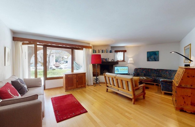 Quiet 3-room apartment on the ground floor, ca.