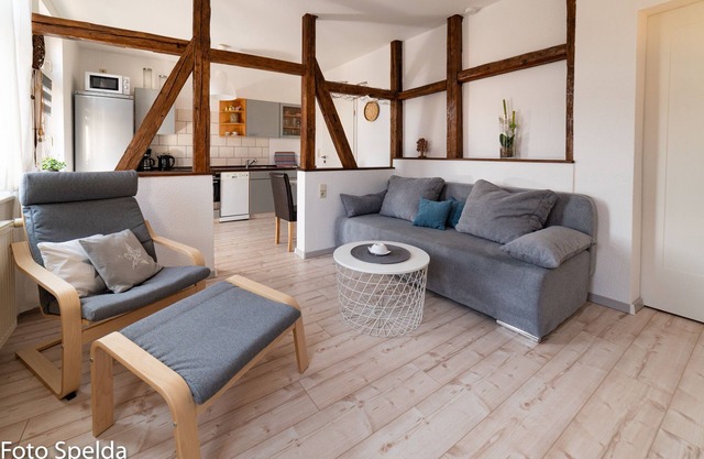 Quiet 45sqm apartment right in the center of Tabarz