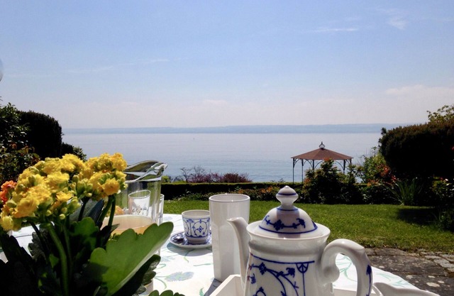 Quiet and ideally located vacation home with south-facing terrace and fantastic views.