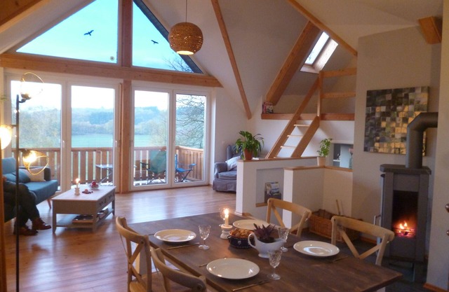Quiet, exceptional apartment with great views, good Wi-Fi, wood-burning stove