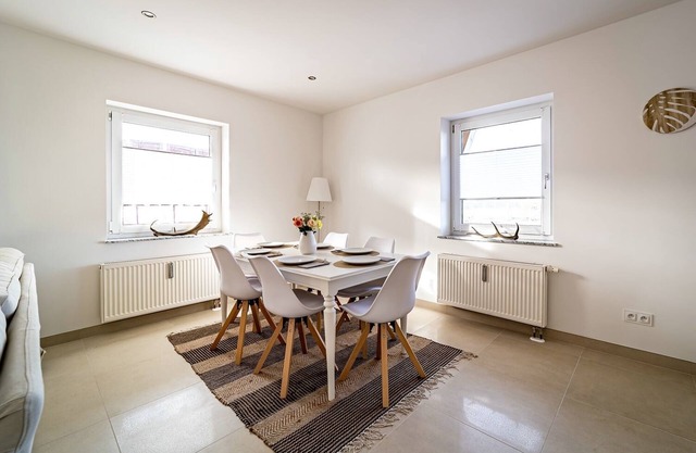 Quiet, ground-floor apartment just outside Quedlinburg, perfect for families