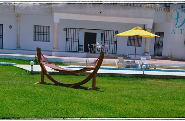 quiet pool villa with sea and mountain views