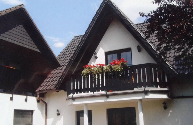 Quiet town near comfortable apartment with a balcony in Goslar / Upstairs
