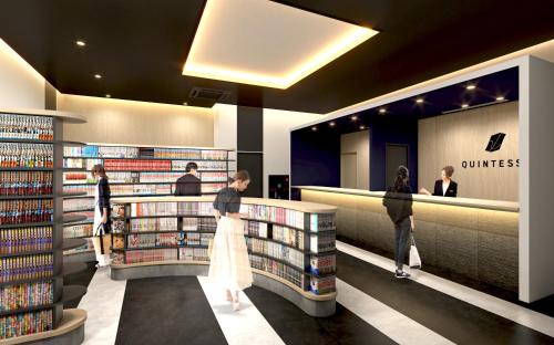 Quintessa Hotel Fukuoka watanabedori Comic&Books