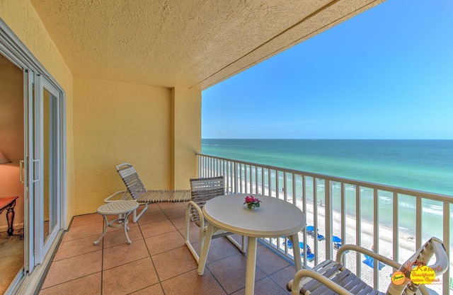 Ram Sea 502 is a Gold Tier 1 - bedroom 1 bath Gulf Front Condo on Top Floor