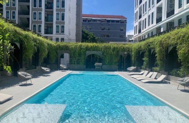 Rama9 Two-Bedroom/Central/Trainnight market/Airport Rail link Makkasan