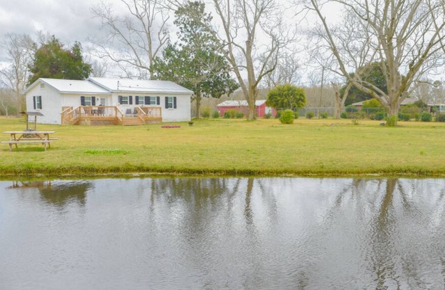 Ranch-Style Home on the Pond