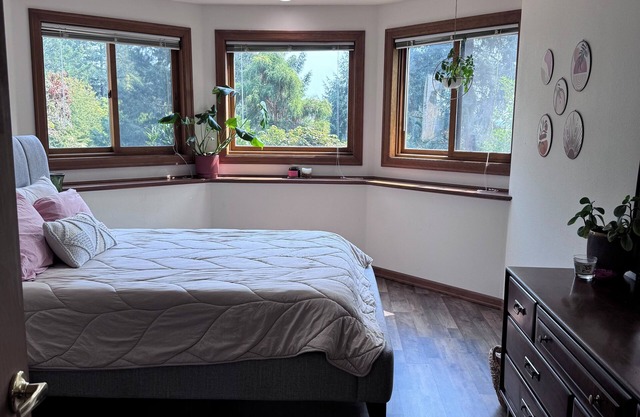 Remodeled basement in Corvallis, surrounded by forest and trails!