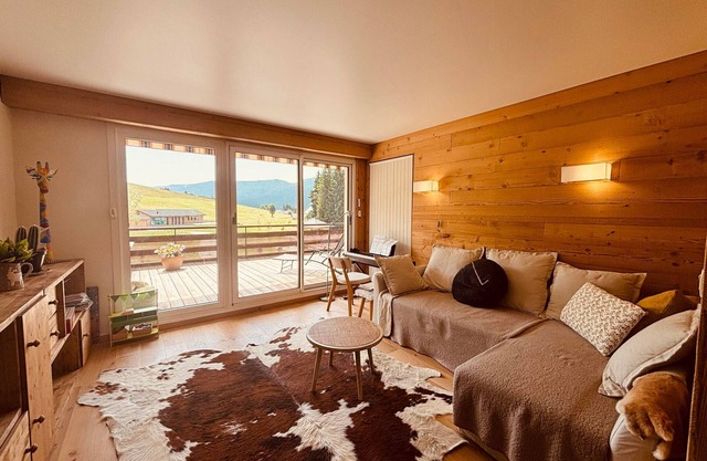 Renovated apartment in Autrans, 5 pers, large south-facing terrace