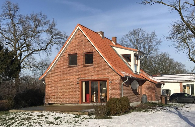 Renovated clinker house near Hamburg