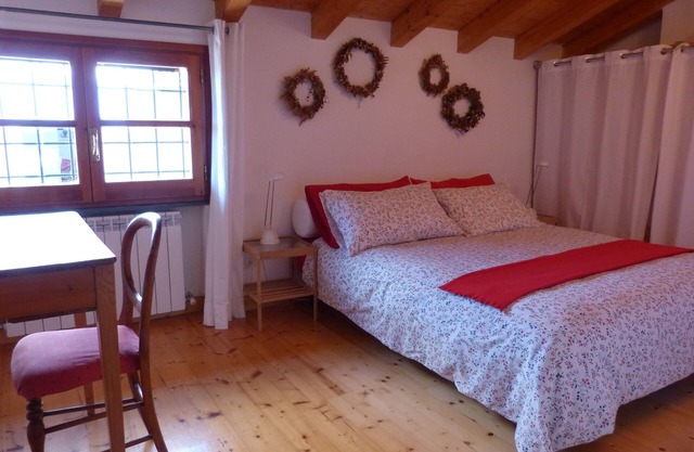 Renovated farm house where olive oil used to be made.