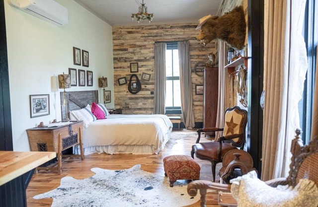 Rent the 10,000 sq. ft historic 1887 Beard and Lady Inn surrounded by the Ozarks
