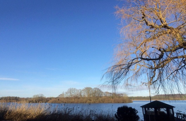 Residenz am Trammer See, Seetraum, jetty, boat, WLAN, heated cabin. ChicFewo