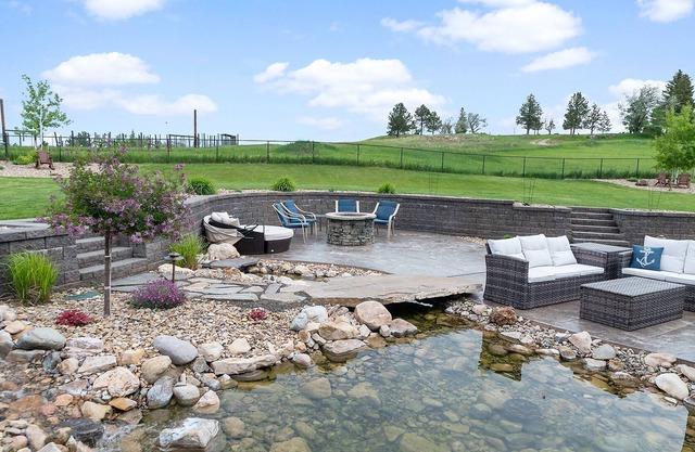 Resort like backyard