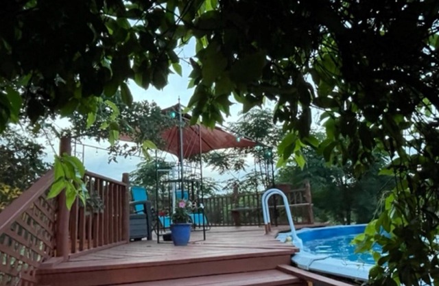 Retreat on 15 Acres w/ Come enjoy Private Pool & Hot Tub!