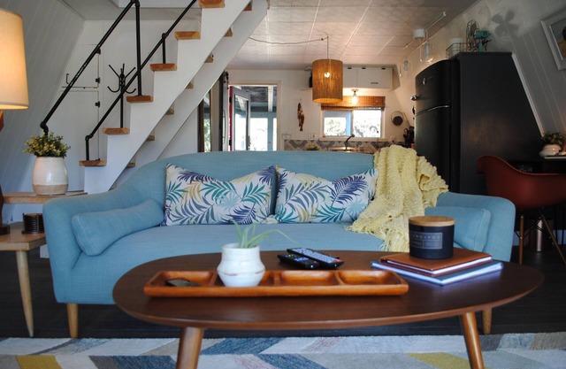 Retro-Modern A-Frame Mountain Getaway Sleeps 6