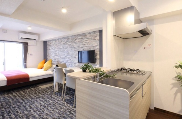 RH14B WiFi2 double beds 1 double futon6ppl / Fukuoka City Fukuoka