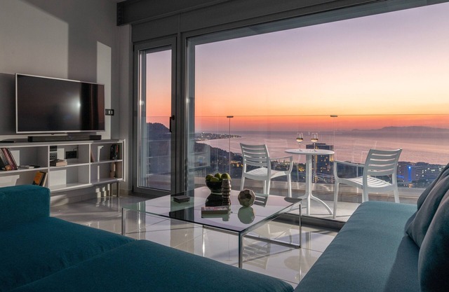 Rhodes Skyline Suite - 2 Bedroom with OutDoor jacuzzi and Sea view