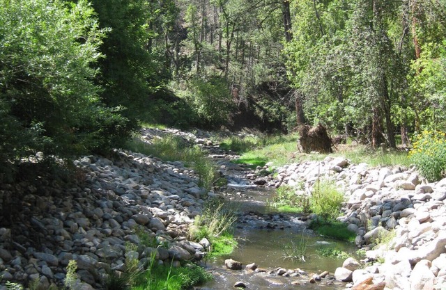 Right on the famous Ruidoso River!