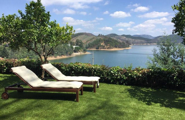 River house at Castelo de Bode lake