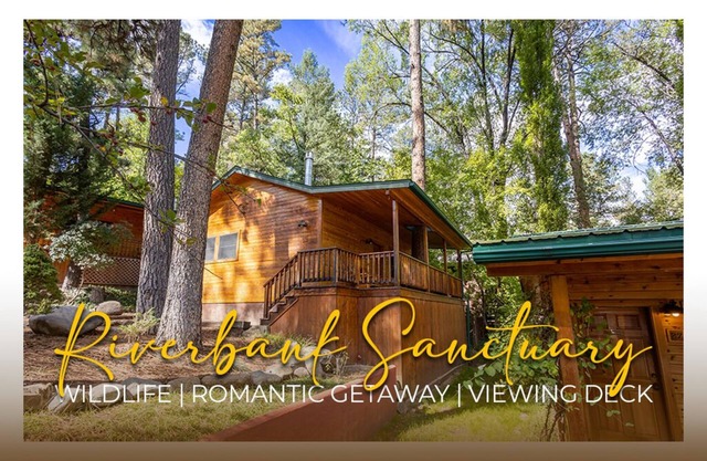 Riverfront Cabin with Hot Tub Near Ski Apache