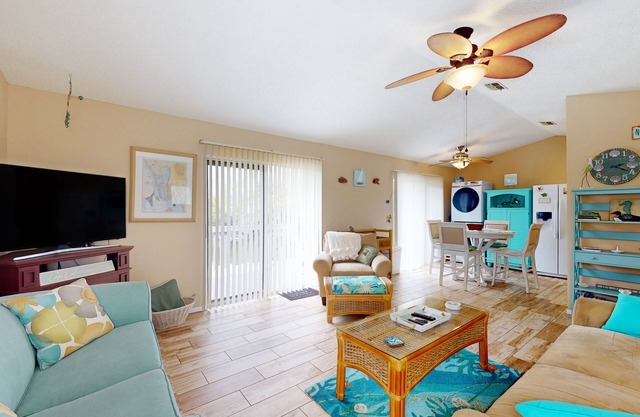 Riverfront Getaway w/Pool, Game Room & Snowbird Appeal – 30-Day Stay Required