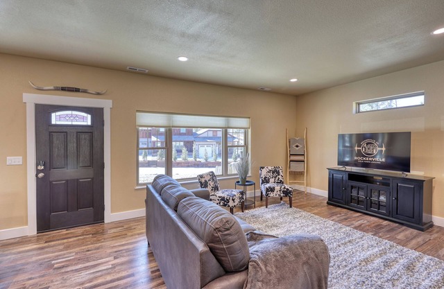 Rockerville Gold Town Lodging #12-This two-bedroom condo is your perfect home base for adventure and relaxation. Just minutes from Mount Rushmore, Crazy Horse Memorial, Custer State Park, Sturgis, and the Badlands.