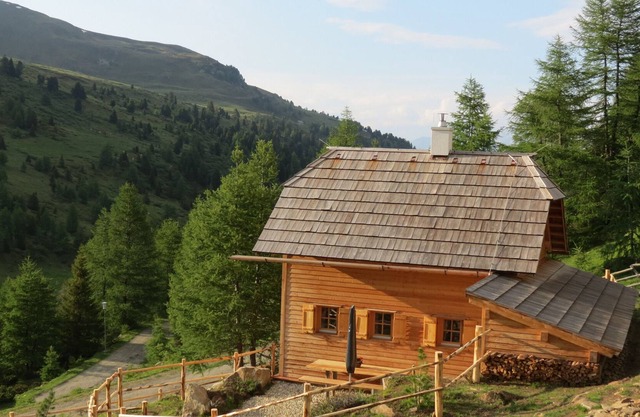 Romantic alpine chalet with panoramic Swiss stone pine sauna in the Lungau Biosphere Reserve