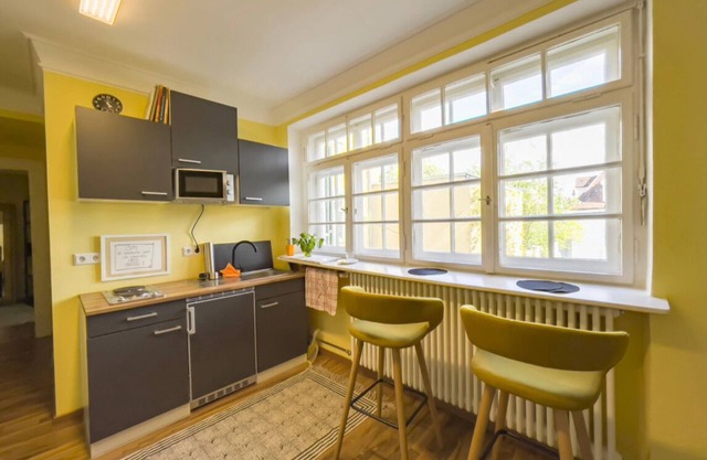 Romantic villa section in the baroque and musical town of Ochsenhausen