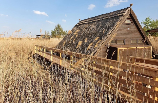 Romantika5 - Schilfhaus, Dusche, WC, Seeblick