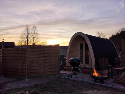Romantischer POD - Gegen Aufpreis mit Hot Tub - Whirlpool & Sauna