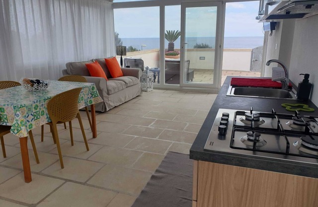 Room with a view of the sea of Salento and Leuca.