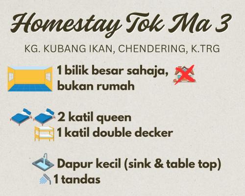 Roomstay Tok Ma 3 Kg Kubang Ikan Chendering Kuala Terengganu