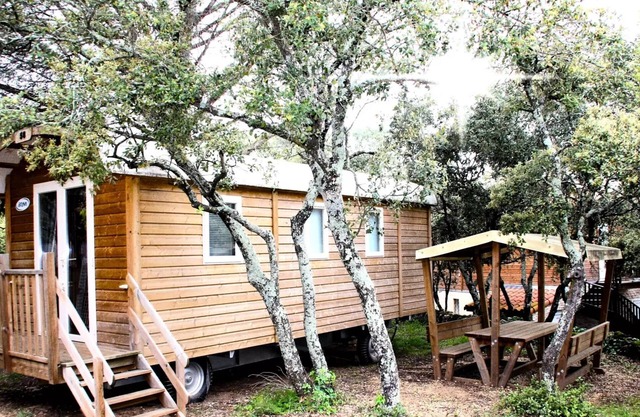 ROULOTTE Air-conditioned - 2 bedrooms - 26.08m²/Cicada, Grillon, Chardonnet, Mésange 4 people