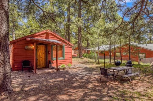 Rustic Adventure w Historic Log Cabin Forest Views 20 minutes from Flagstaff Now with Wi-Fi