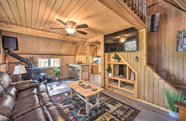 Rustic Florissant A-Frame w/Spacious Deck!
