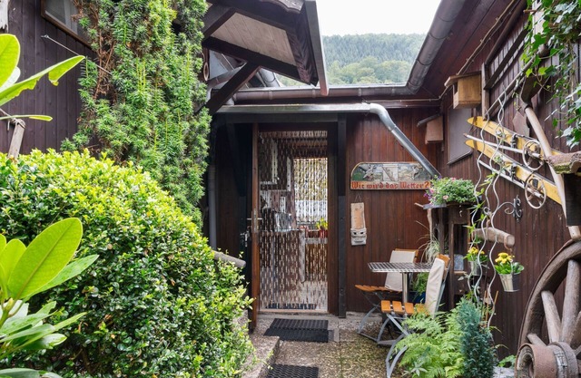 Rustic holiday home with balcony