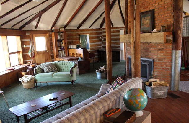 Rustic one of a kind log cabin on private 50 acres