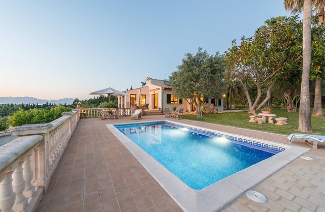 Rustic villa with pool