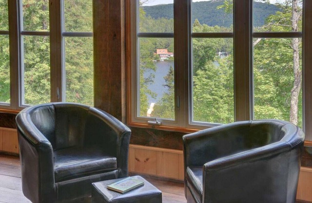 Rustic waterfront cottage