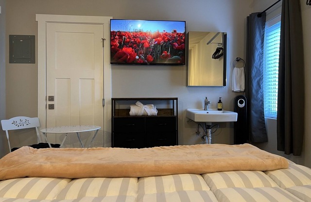 Safe Clean Room w/AC + TV Wi-Fi Downtown by Lakes