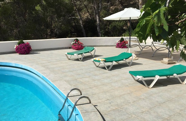 San Antonio. Quality Private Villa+Pool. Superb Sea Views, TV, Wi-Fi, Air Cond.