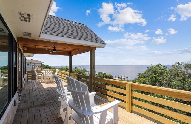 Sanctuary - Soundfront Beauty with Private Pier and beach 300 feet away!